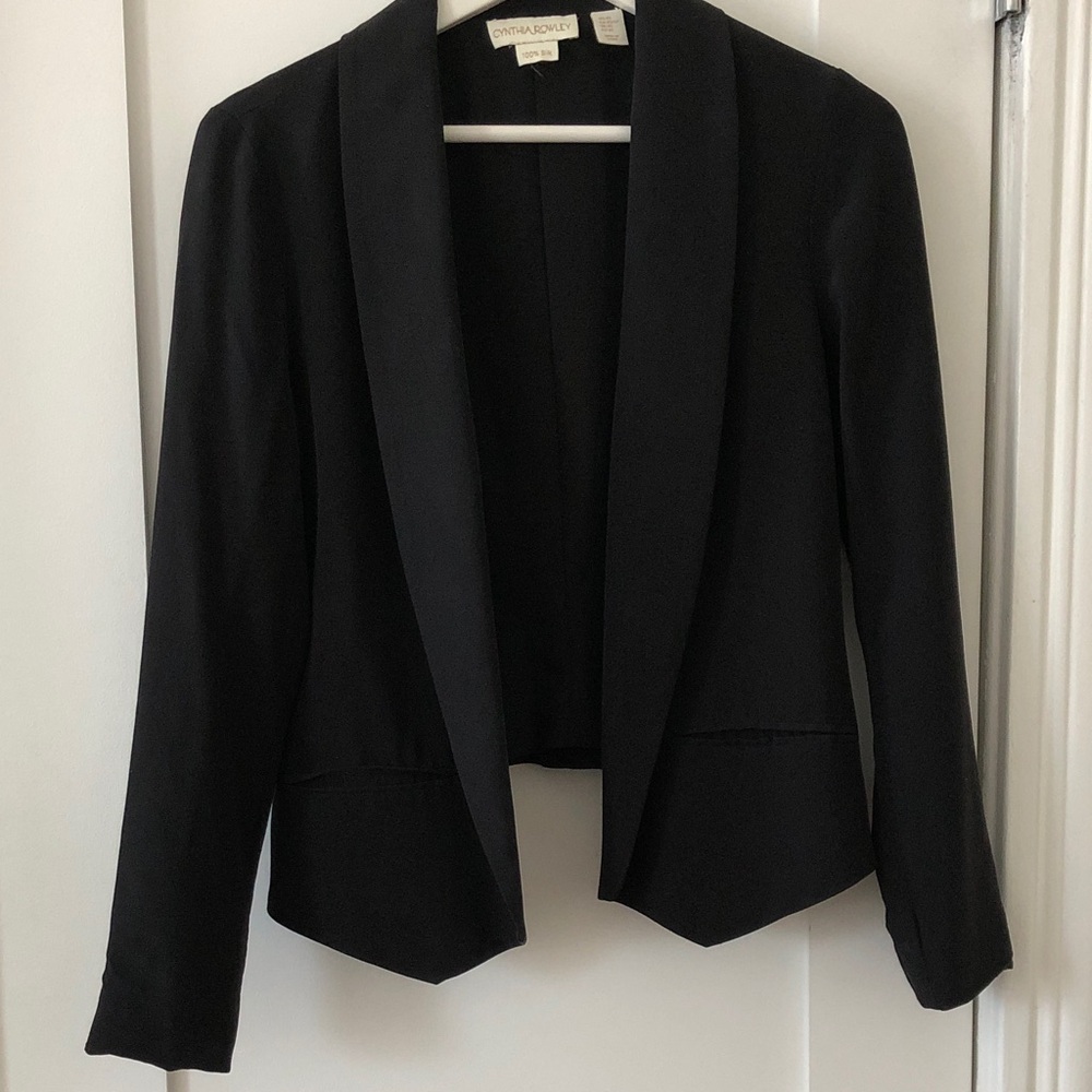 Cynthia Rowley Silk Blazer